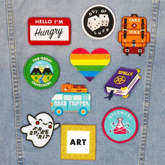 These Are Things Iron-On Patch - Free Spirit