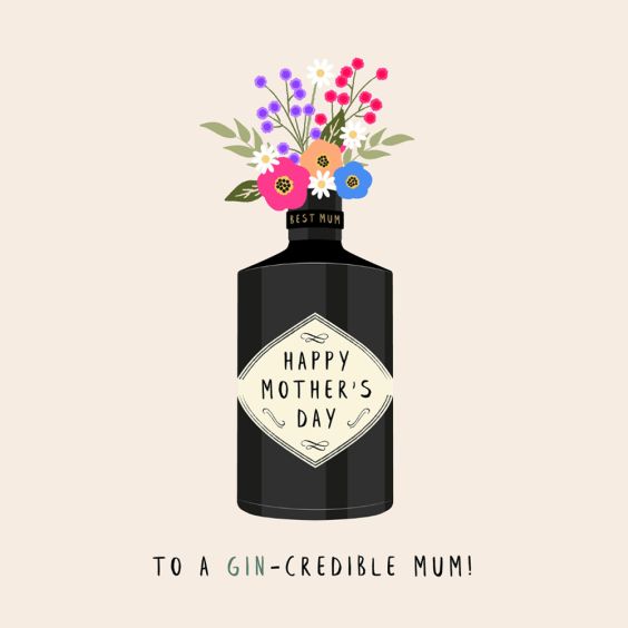 Gin-Credible Mother's Day Card