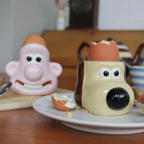 Half Moon Bay Aardman Gromit Head Shaped Egg Cup