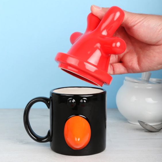 Half Moon Bay Aardman Feathers McGraw Head Shaped Mug