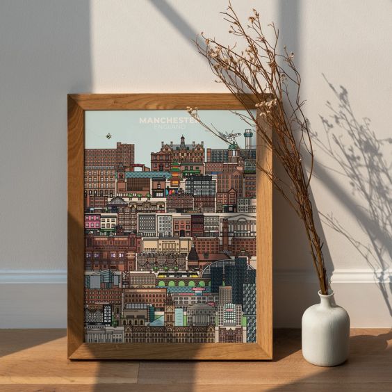Hannah Kirkland Manchester A3 Print