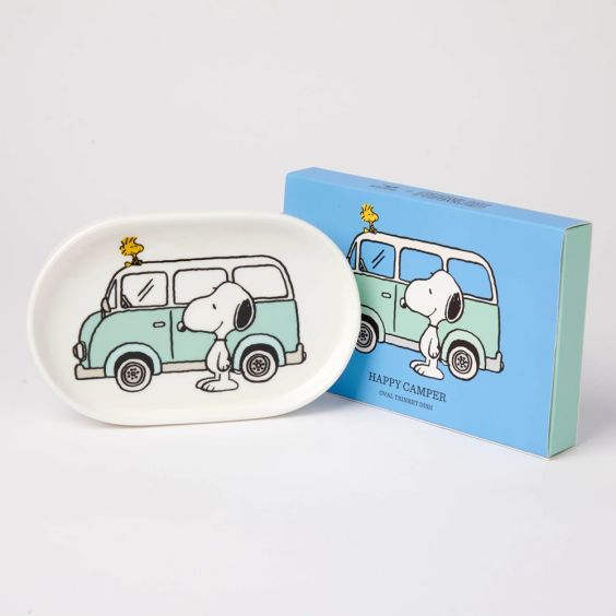 Peanuts - Snoopy Trinket Dish Happy Camper