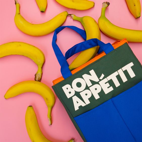Helio Ferretti Bon Appétit Lunch Bag - Blue