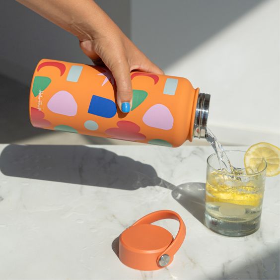 Helio Ferretti Abstract Water Bottle 1L