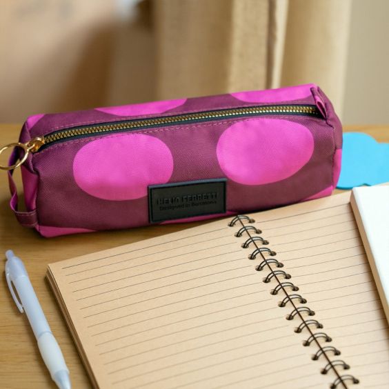 Helio Ferretti Pencil Case - Pink Spot