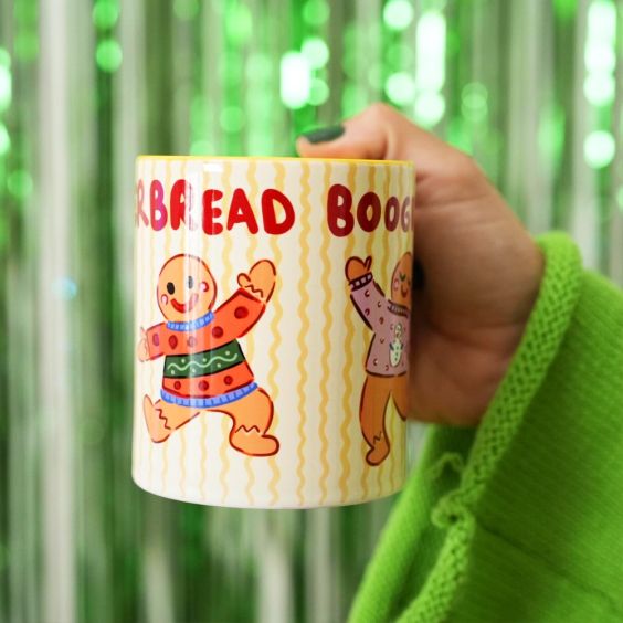 Hello Melody Gingerbread Boogie Christmas Mug
