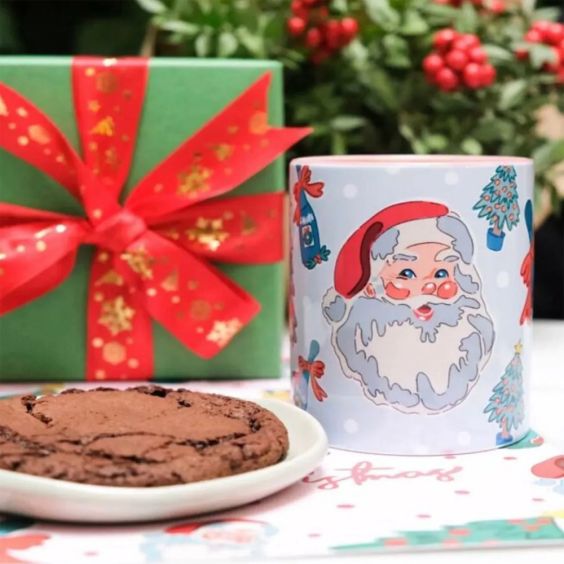 Hello Melody Santa Cheers Christmas Mug