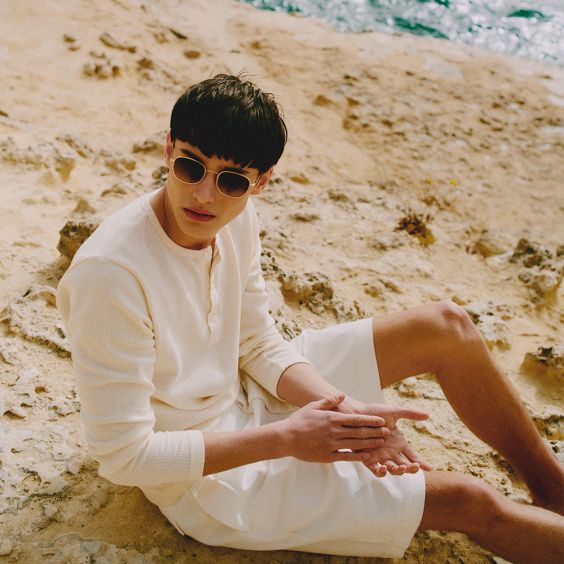 A Kjaerbede Hello Sunglasses - Matte Gold