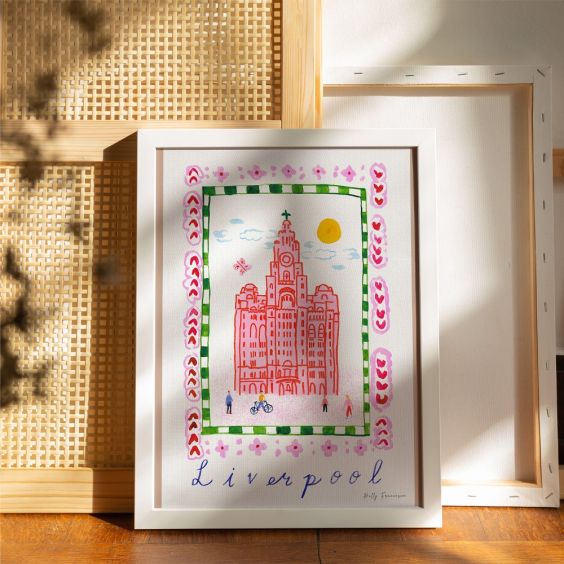 Holly Francesca Liver Building A3 Print