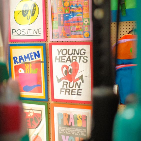 Young Hearts Run Free A3 Print