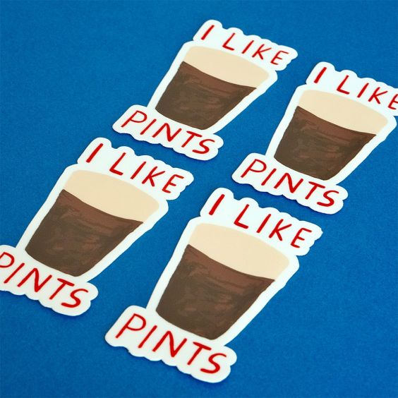 Proper Good I Like Pints Sticker