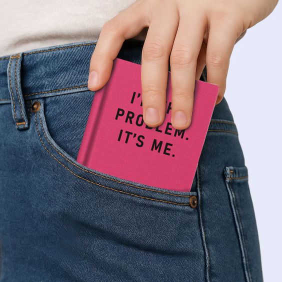 Ohh Deer A7 Tiny Notebook - I'm The Problem, It's Me