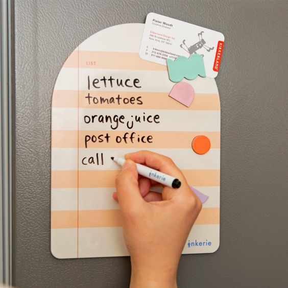 Kikkerland Magnetic Dry Erase List Memo Board