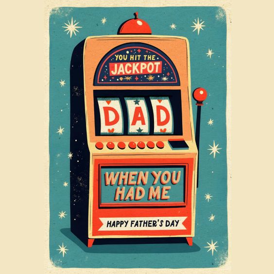 Jackpot Father's Day Card