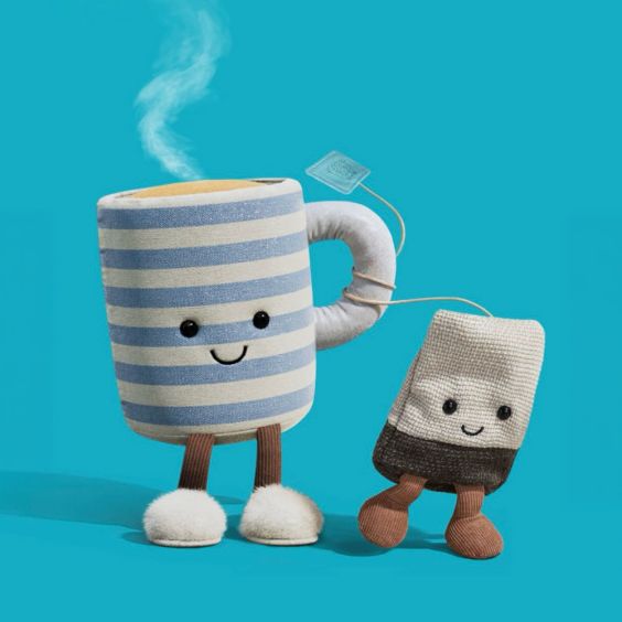 Jellycat Amuseables Rosie Lea Mug of Tea