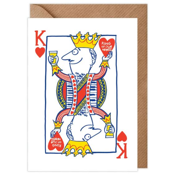 King of Our Hearts Father's Day Card
