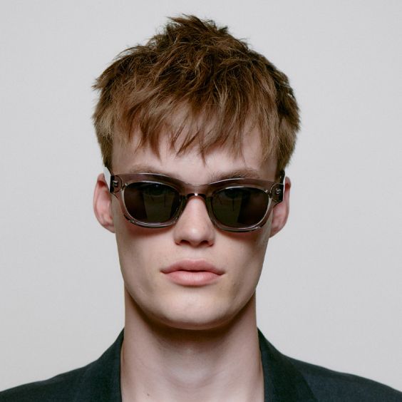 A Kjaerbede Lane Sunglasses - Grey Transparent