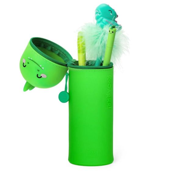 Legami Silicone Zip Pencil Case Dino
