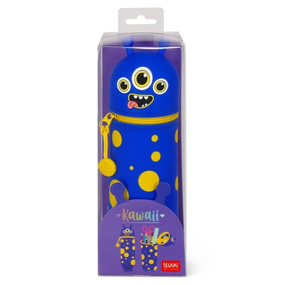 Legami Silicone Zip Pencil Case Monster