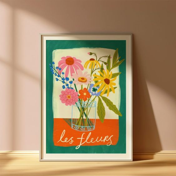 Les Fleurs Print