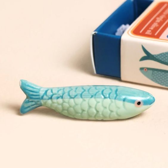 Lisa Angel Tiny Matchbox You Are Fin-tastic Sardine