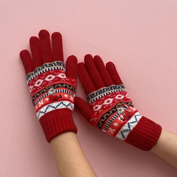 Moomin Little My Fair Isle Gloves