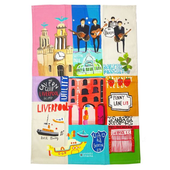 Sooshichacha Liverpool Tea Towel