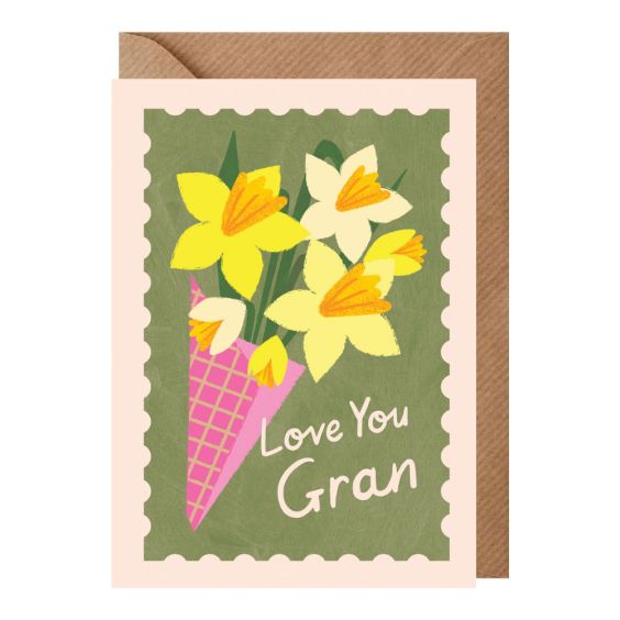 Daffodils Love You Gran Mother's Day Card