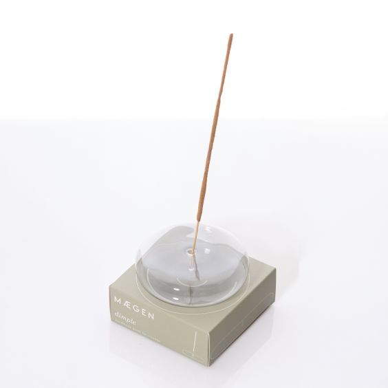 MAEGEN Dimple Incense Holder - Grey