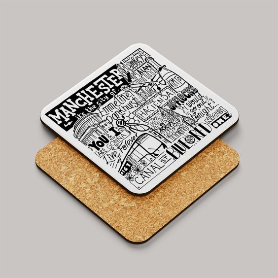 Manchester Landmarks Coaster