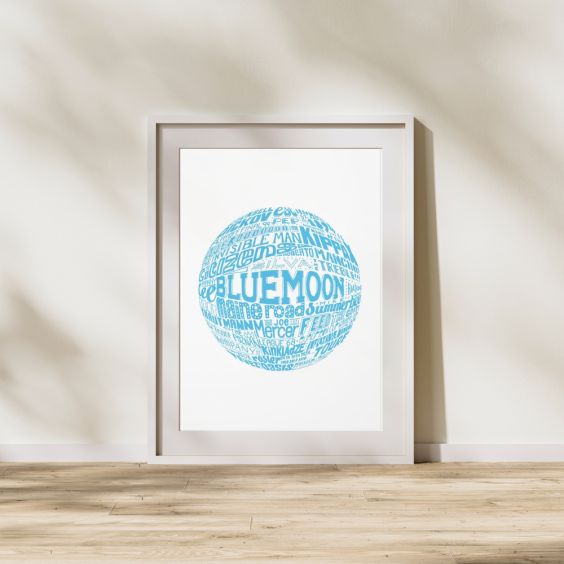 Man City A3 Print