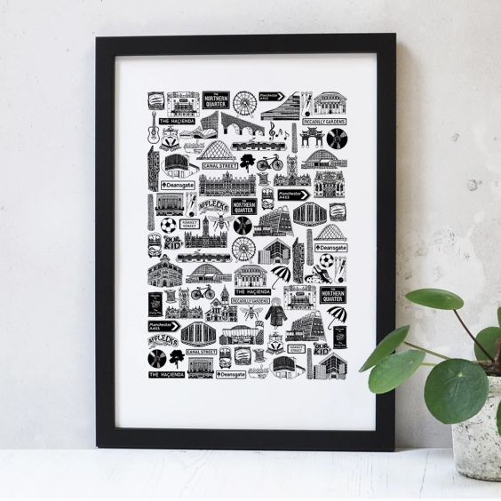 Martha Mitchell Manchester A3 Print