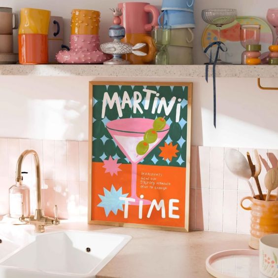 Martini Time Print