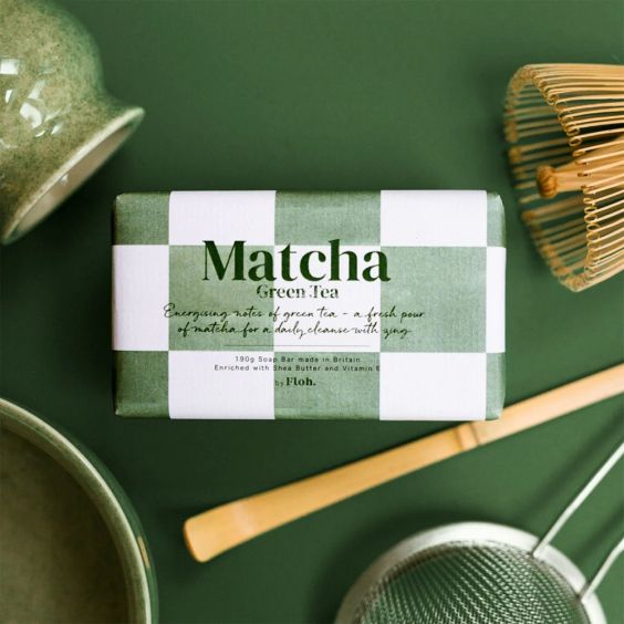 Floh Matcha Green Tea Soap Bar