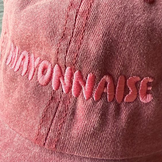 Silver Spider Dad Cap - Mayonnaise