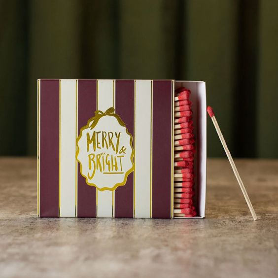 Zesty Lemons Christmas Matches - Merry & Bright