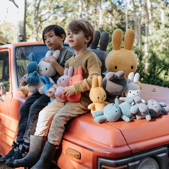 Bon Ton Toys x Miffy Corduroy Soft Toy - Buttercream