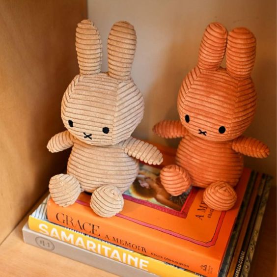 Bon Ton Toys x Miffy Corduroy Soft Toy - Pumpkin