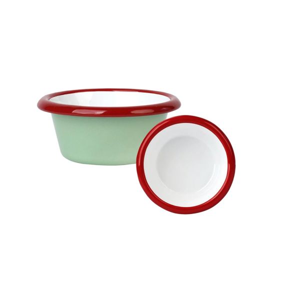 Green Enamel Christmas Mini Dip Dish