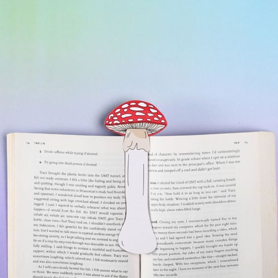 Humdrum Paper Mushroom Bookmark 