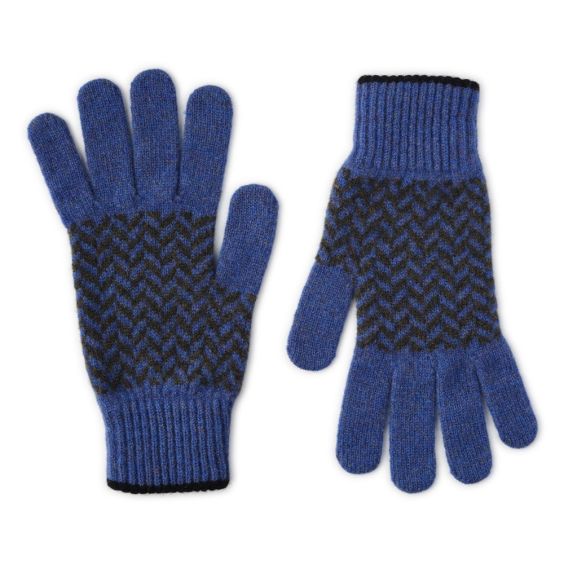Robert Mackie Nairn Mens Gloves - Bright Blue