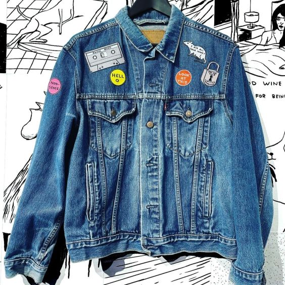 David Shrigley Non-Sense Embroidered Patch