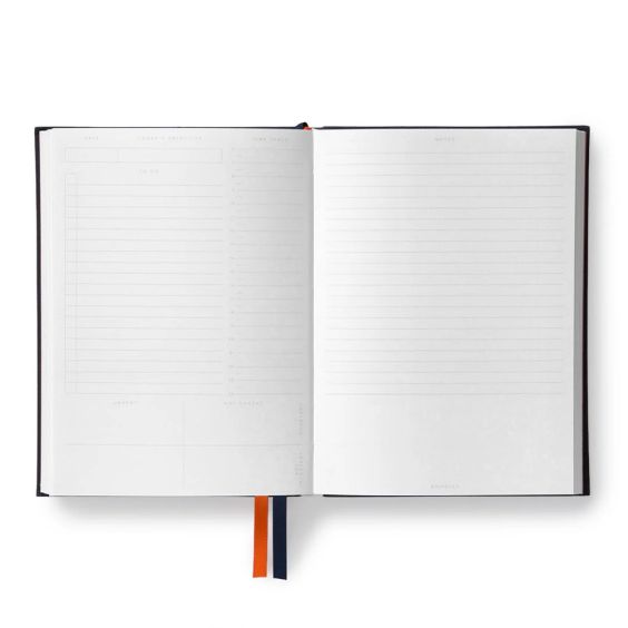 Ohh Deer Off Black Fabric Daily Planner - B6