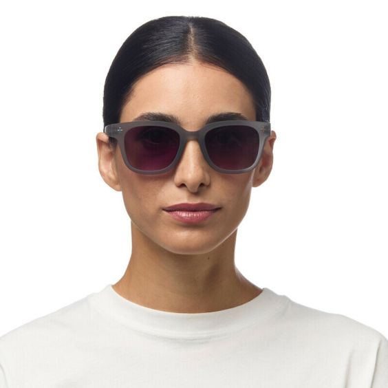 OKKIA Giovanni Sunglasses - Transparent Grey