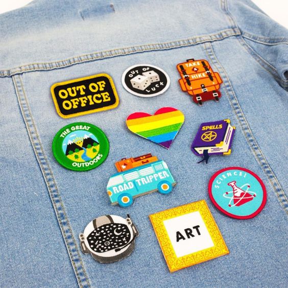 These Are Things Iron-On Patch - Out Of Office