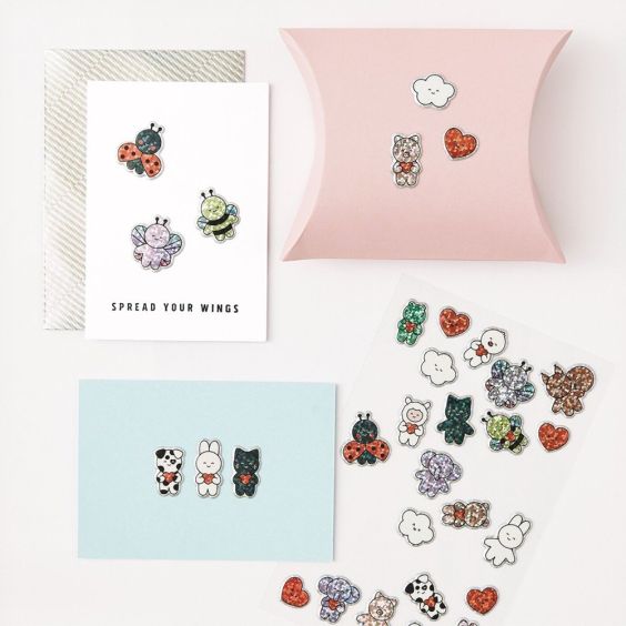 Paper Poetry Chingu Puffy Sticker Sheet