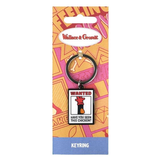 Pawprint Family Aardman Feathers McGraw Poster Keyring