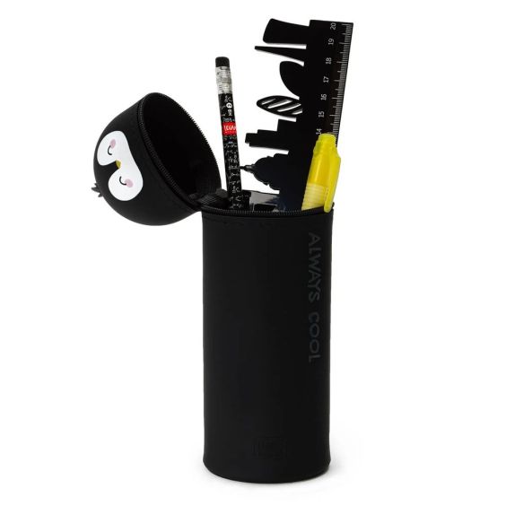 Legami Silicone Zip Pencil Case - Penguin