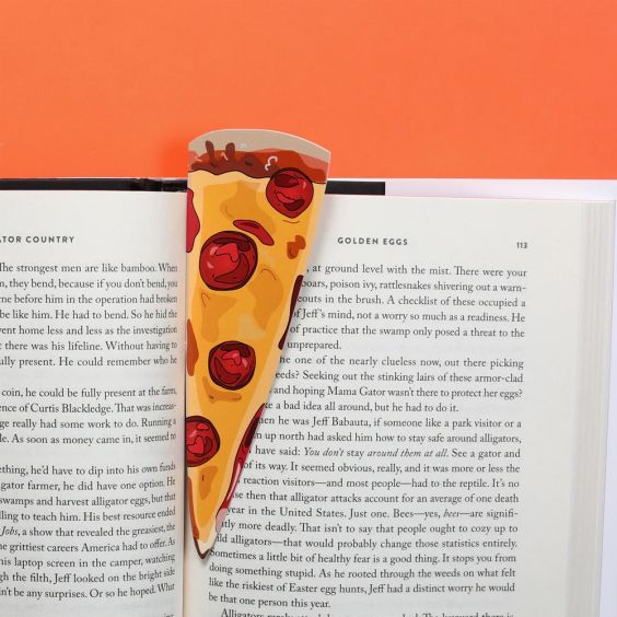 Humdrum Paper Pepperoni Pizza Bookmark 