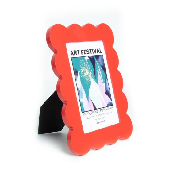 Helio Ferretti Petal Photo Frame 10x15cm - Red